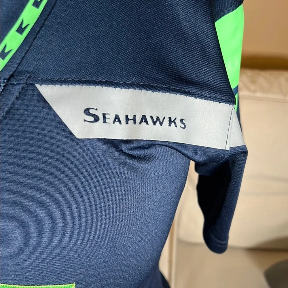 Nike NFL green and blue Seahawks Jersey Size Youth Large - Picture 3 of 13